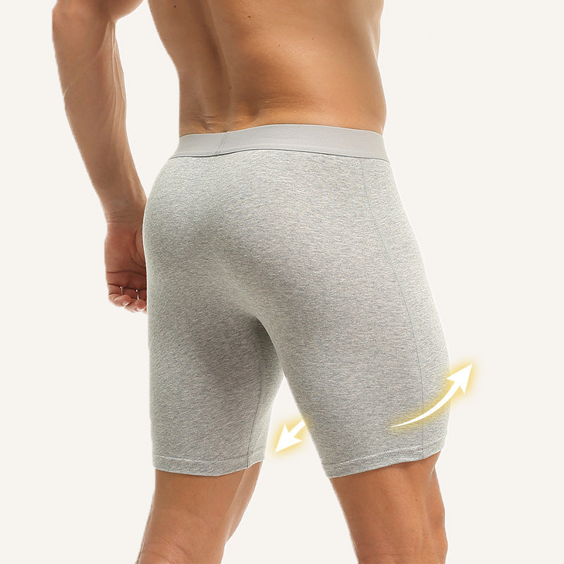 Slip plat de sport extensible taille moyenne pour hommes