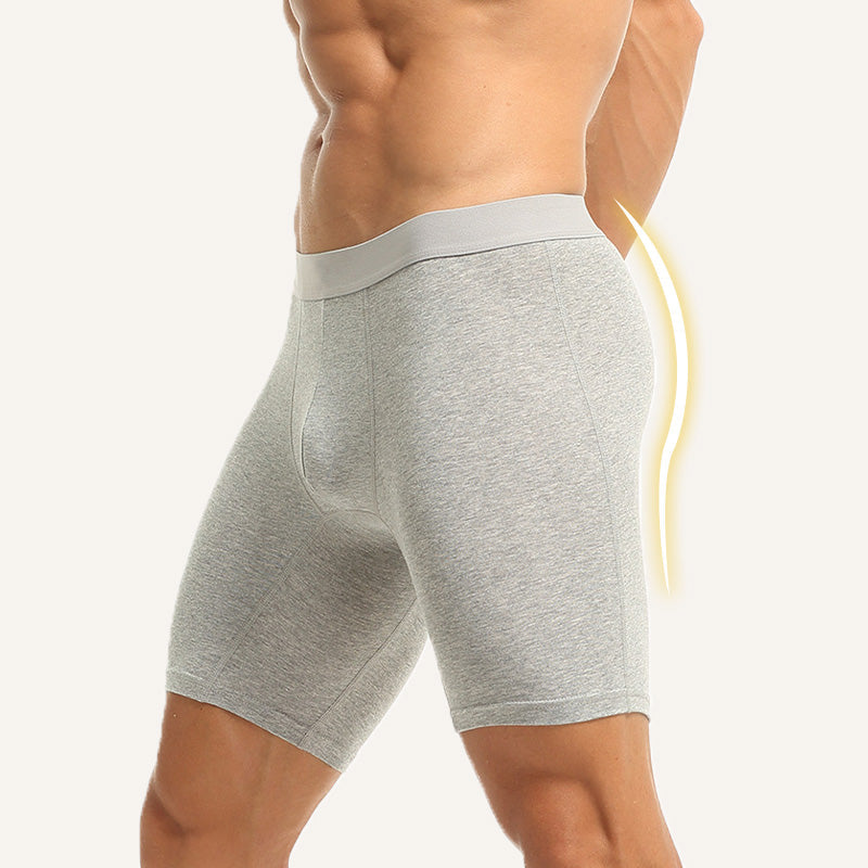 Slip plat de sport extensible taille moyenne pour hommes