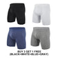 Slip plat de sport extensible taille moyenne pour hommes