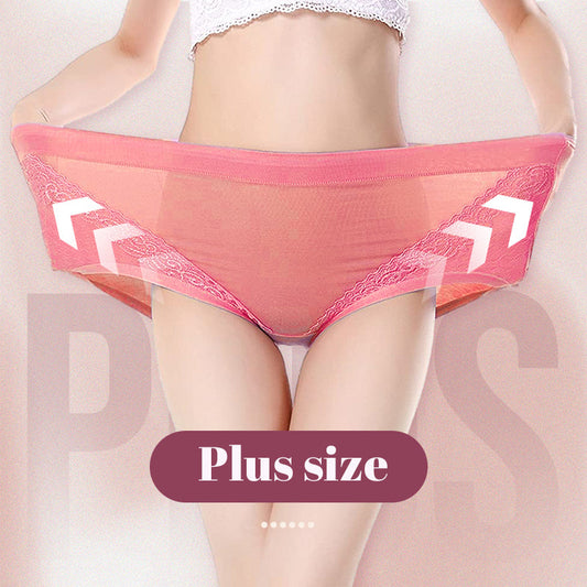 Culotte en coton anti-fuite taille haute de grande taille🌸Acheter 5 obtenir 5 gratuit